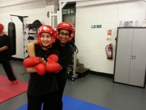 junior  kickboxing sparring 4